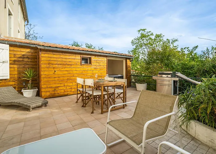 La Bastide - Terrasse - Jacuzzi Carcassonne